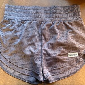Flag Nor Fail Women's Athletic Brown Shorts NWOT Large